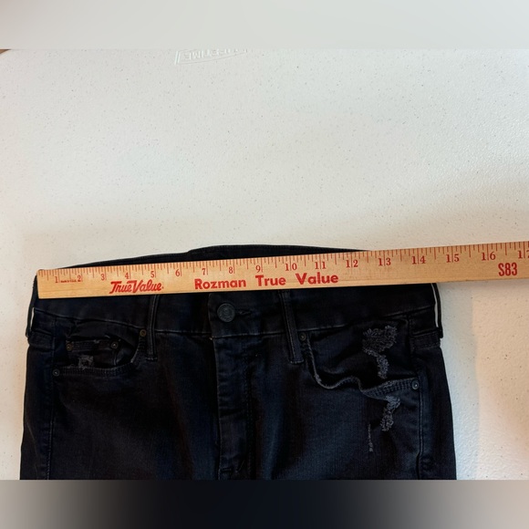 MOTHER Looker Ankle Fray In Guilty As Sin Size 30 - Picture 13 of 16